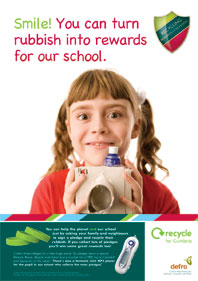 Recycling rewards for schools